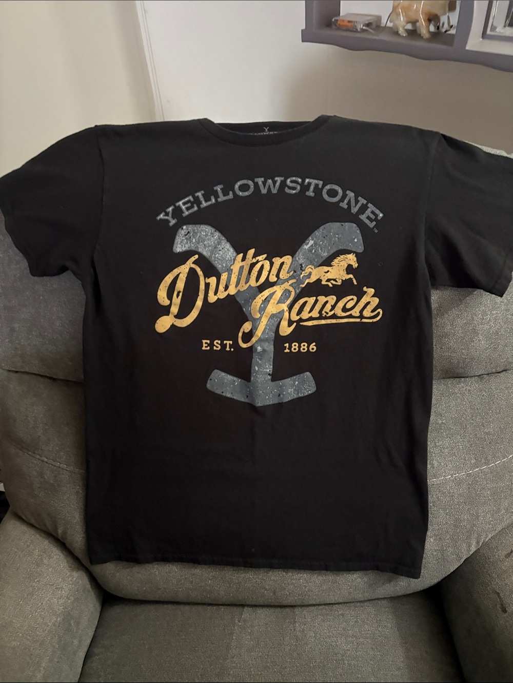 Dutton Ranch Yellowstone Short Sleeve Tee - Black